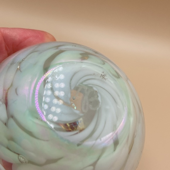 Jan Benda - Krystyna Glass Taper Candle Holder signed Set of 2 - Picture 7 of 13